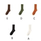 thumbnail image 5 of Guardurnaity 1 par de calcetines de mujer Otoño Invierno cálido Color sólido negocios hogar suave cómodo calcetería larga calzado lavable para Medias Negro, 5 of 6
