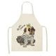 thumbnail image 1 of Delantal de cocina sin mangas de lino y algodón estampado DOG PUG Wmkox8yii FHAKJF1334, 1 of 1