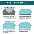 thumbnail image 3 of YIJIA Stretch Full Cover Sofa Cover Sofa Cushion Protector Long Sofa 1/2/3/4 Seater, 3 of 3