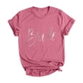 thumbnail image 4 of Xiaoxatg Womens T Shirts,Bridal Party Shirt for Women - Wedding Party Print Tee for Bridesmaids and Bride Red S, 4 of 4
