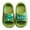 Green_1, variant on Godom Kids Slippers Non-Slip House Slippers Cute Soft Slip-On Shoes Toddler/Little/Big Kid
