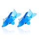 thumbnail image 1 of Figuras coleccionables de delfines dobles de cristal, adornos de criaturas marinas, 1 of 5