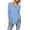 Sky Blue, variant on Fgnfyis T Shirts For Women Casual Long Sleeve Crewneck Basic Solid Color Top Everyday Comfort Versatile Layering Womens Long Sleeve Tops Light Green M