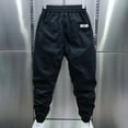 thumbnail image 5 of Mdesiwst Men Mid-rise Harem Pants Men's Drawstring Elastic Waist Casual Pants Ankle Length Solid Color Soft Breathable Casual Workwear Trousers, 5 of 8