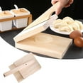 thumbnail image 2 of Dumpling Skin Wooden Dumpling Making Molddumpling Skin Pressing Plate Dumpling Portable Manual Dumpling Maker Dumpling Wrapping Tools For Dumplings Pasta Vacuum Forming compatible with Machine Molding, 2 of 9