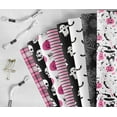 thumbnail image 6 of Soimoi 8 Pc Fat Quarter Bundle,HalloweenPrint 18"x 22"DIY Patchwork-100% CottonPre-Cut Quilting Fabric Purple & Black, 6 of 7