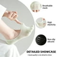 thumbnail image 5 of No Show Socks Women, Ultra Thin Mesh Breathable Fabric Invisible Non-Slip Socks, 6Pairs, 5 of 6