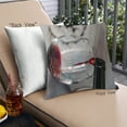 thumbnail image 1 of Ahgly Company Drinks Wine Outdoor Throw Pillow, 18 inch by 18 inch, 1 of 6