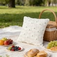 thumbnail image 6 of Easter Bunny Pillow Cases and Embroidered Pillow Covers, Decorative Easter Decor for Sofa and Bedroom, High-End Floral Cushion Shells for Living Room, Multiple Styles, 1-Pack, 6 of 7