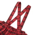 thumbnail image 5 of GYRATEDREAM 0-12M Christmas Baby Girls Suspender Dress Infant Straps Skirt Overall Dresses Winter Fall Clothes, 5 of 7
