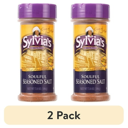 (2 pack) Sylvia s Soulful Seasoned Salt 7 Oz