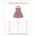 thumbnail image 2 of 3 Months Baby Girls Dress 6 Months Girls Sleeveless Dress Infant Girl Summer Dress Red Plaid Dress, 2 of 7