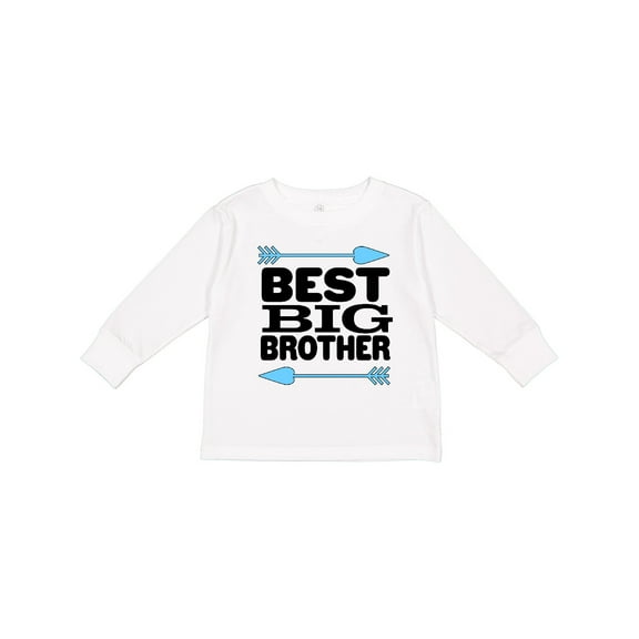 Inktastic Best Big Brother Boys Long Sleeve Toddler T-Shirt