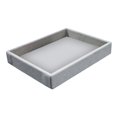 thumbnail image 1 of Jewelry Display Tray, Storage Showcase Ears Organizer Tray, Flannel Lining Bracelets Stackable Bracelet Ears Studs Jewelry Box Gray Empty Plate, 1 of 6