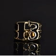 thumbnail image 4 of K-KED Retro Mens Stainless Steel Ring Dragon Claw Number 13 Ring Eagle Claw Biker Ring-13, 4 of 6