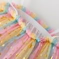 thumbnail image 6 of XFHLMJFF Girls Dress Toddler Sleeveless Tie Dye Gradient Tulle Star Moon Paillette Princess Dance Party Frocks Pleasant Sundress, 6 of 6
