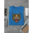 thumbnail image 3 of Roaring Tiger Printing T-Shirt Men -Image by Shutterstock, Male Large, 3 of 4