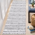 thumbnail image 5 of Hasoo Runner Rug 2' x 8' Washable Modern Rugs for Hallway Boho Geometrical Indoor Carpet, Gray, 5 of 7
