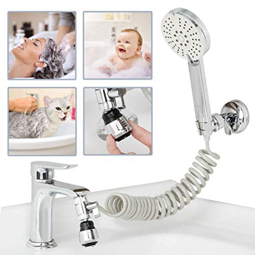 Sink Sprayer Faucet Hose Attachment, Bathtub Faucet With Hand Shower Attachment