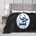 thumbnail image 4 of Lebanon Valley College-Logo Fleece Blanket, Very Soft Microfiber Flannel Blanket for Couch Warm and Cozy for All Seasons, 4 of 6