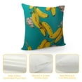thumbnail image 4 of Nawypu  Banana Pillow Covers,Decorative Throw Pillow Banana Fruit Pattern Sketch Style Pillow Cases Outdoor Indoor Square Cushion Covers for Home Sofa Couch Blue Yellow, 4 of 5
