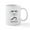 White, variant on CafePress - Warrior Yoga Pose: Mug - 11 oz Ceramic Mug - Novelty Coffee Tea Cup
