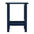 thumbnail image 6 of Polytrends  Laguna Hdpe All Weather Outdoor Patio Square Side Table Navy Blue, 6 of 7
