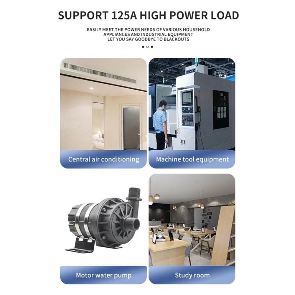 2P100A Solar/Pv Dual Power Automatic Transfer Switch Generator Changeover Switch