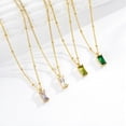 thumbnail image 6 of Turandoss August Birthstone Necklace for Women Dainty Light Green Birthstone 14K Gold Plated Cubic Zirconia Pendant Necklaces Trendy Friendship Birthday Jewelry Gifts for Women, 6 of 6