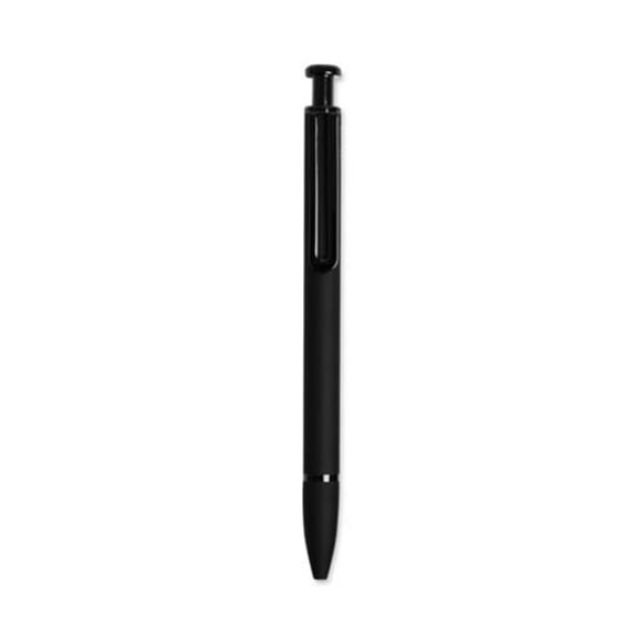 U Brands UBR3786U0124 Soft Touch Ball Point Pen, Black - 12 per Pack