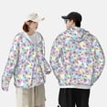 thumbnail image 6 of Sigee Butterflies on Polka Dots Print UPF50+ Men's Sun Protection Hoodie Shirt SPF UV Shirt Long Sleeve Fishing Outdoor Lightweight, S-3XL, 6 of 9