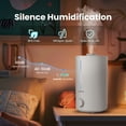 thumbnail image 3 of HUMSURE Humidifier for Bedroom Baby, 4.0L Cool Mist Humidifier For Household Plants, Silent Ultrasonic Humidifier With Bidirectional , Controllable Lighting, Easy to Clean,Whit, 3 of 9