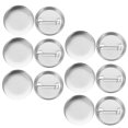 thumbnail image 4 of SWETRACE Blank Button Badge 100 Sets Silver Round for Wearable on Clothes and DIY Projects, 4 of 8