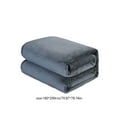 thumbnail image 3 of Home Solid Color Falae Velvet In Europe and The United States Super-soft Thickened Uncomplicated Paragraph Blanket Cover Blanket Gift Blanket Cover Blanket Home Essentials, 3 of 6