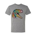 thumbnail image 3 of Dean Russo Raptor Animal Lover Mens Premium Tri Blend T-Shirt, Premium Heather, XX-Large, 3 of 6