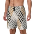 thumbnail image 2 of Uemuo Geometric Pattern Mens Swim Trunks Quick Dry Board Shorts with Mesh Lining, Stretch Beach Shorts Quick Dry No-Chafing Board Shorts-XX-Large, 2 of 9