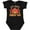 AB-Black, variant on My First Turkey Day with Turkey and Leaves Boys or Girls Baby Bodysuit