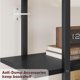 thumbnail image 2 of Qinaqin 71.1 Inch Alto Industrial Rattan Bookshelf 5 Estante Bookcase con Almacenamiento Puerta Abierto cm de Profundidadisplay Shelves y Metálico Frame para Living Sala Dormitorio Oficina, 2 of 7
