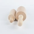 thumbnail image 3 of WHAMVOX 2 Pcs 47x6cm Wooden Rolling Pin Unpainted Wax Free Smooth Dough Roller for Baking Bread Pastry Cookies Pizza Pie Fondant - Size L, 3 of 8