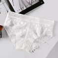 thumbnail image 3 of Women's 2025 Floral Lace Hipster Panties Seamless Hollow Out Cheeky Underwear High Waisted Breathable See-Through Lingerie Lightweight Stretch Everyday Comfort, 3 of 3
