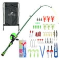 thumbnail image 7 of FISHING Spinning Rod,Rod And Reel Kit Pole With Pole With Reel Kids And Reel Combo To 64.9'' Pole Reel Set Huiop 64.9'' Pole Reel 16.5'' To 64.9'' Set Play Combo 16.5'' To, 7 of 7