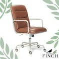 thumbnail image 2 of Scranton & Co Chaise de Bureau Moderne de Direction en Cuir Brun, 2 of 12