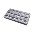 thumbnail image 2 of Cake Mold 18-Compartment Heart and Star Chocolate Mold Transparent Plastic Baking Tool for DIY Candy Making (White,1Pc) by JASKFLY, 2 of 7