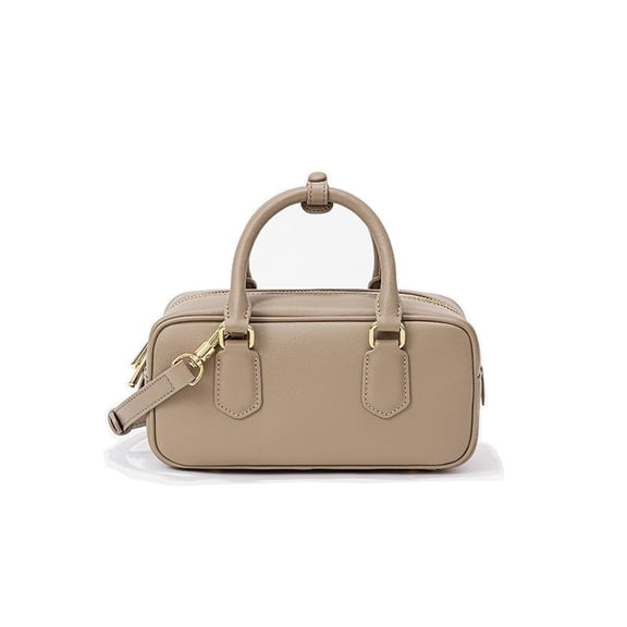 Genuine Leather Women's Shoulder Purse Cowhide Leather Crossbody Handbag Medium