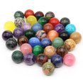 thumbnail image 5 of Bolas redondas de cristales naturales de 20 mm, amatista, cuarzo, piedra no porosa, esferas de piedras preciosas para hacer collares, pulseras y joyas, 5 of 5