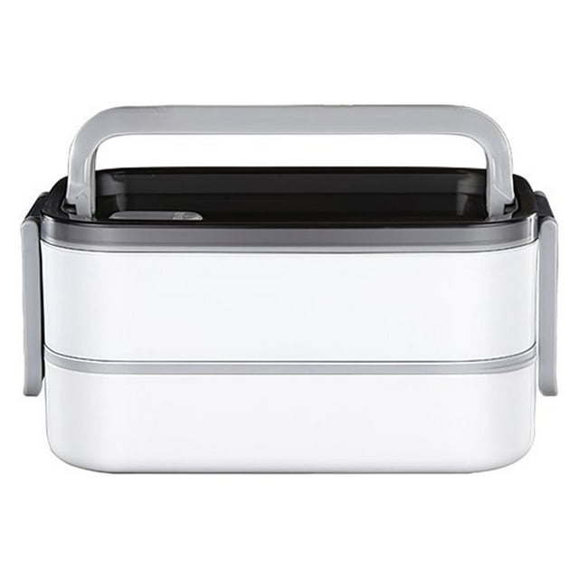 Heated Lunch Box 3 Layers Insulated Lunch Container Leak-Proof Thermal Bento Box Every Parts Detachable Meal Heater with Handle