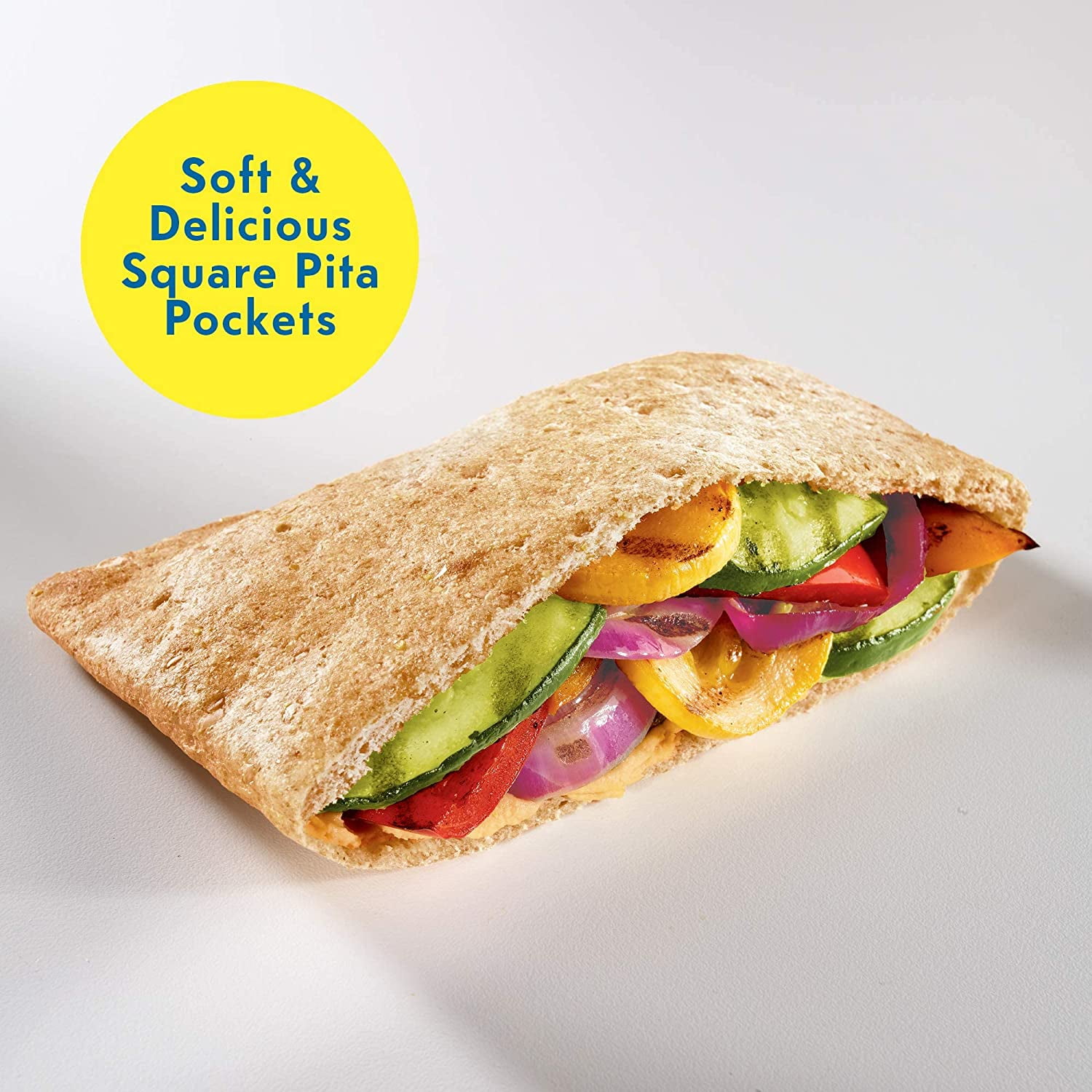 Carb Pockets Pita Bread | Naturally Vegan (3 Pack, 18 Pitas Total)