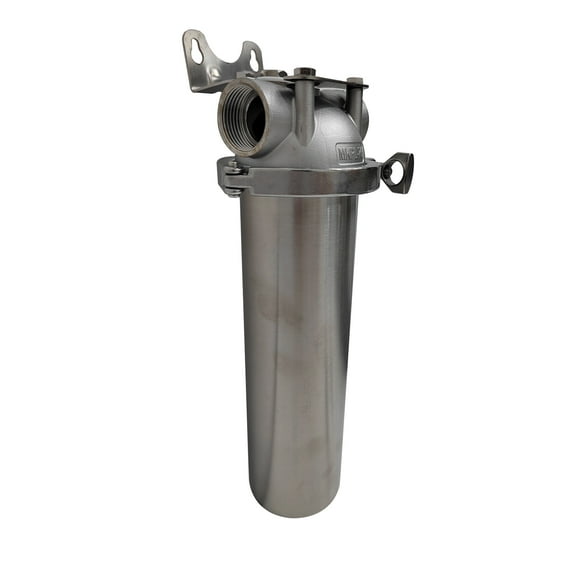 Stainless Steel Filter Housing 10 inch 1 inch NPT with Clamp
