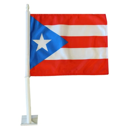 Puerto Rico Flag Car - Puerto Rico Car Flag