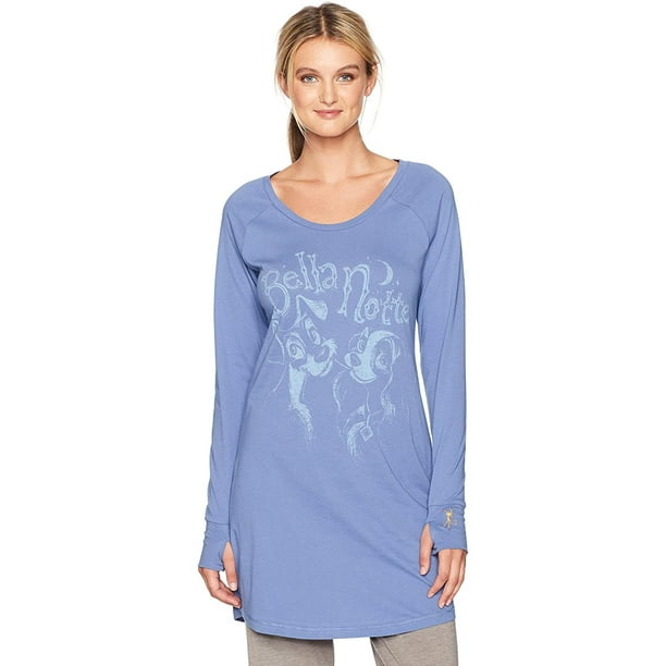 Disney Disney Womens Nightgown Pajama Night Shirt Long Sleeve Gown